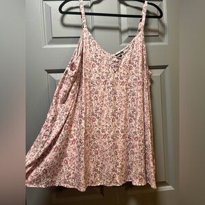 Torrid Floral Pink Sleeveless Top